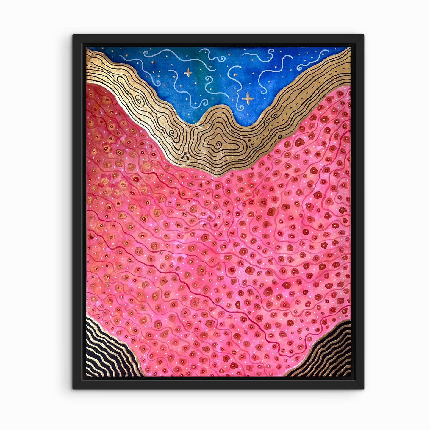 ‘Unseen Contours of What Connects Us’ - Original 16x20 Painting