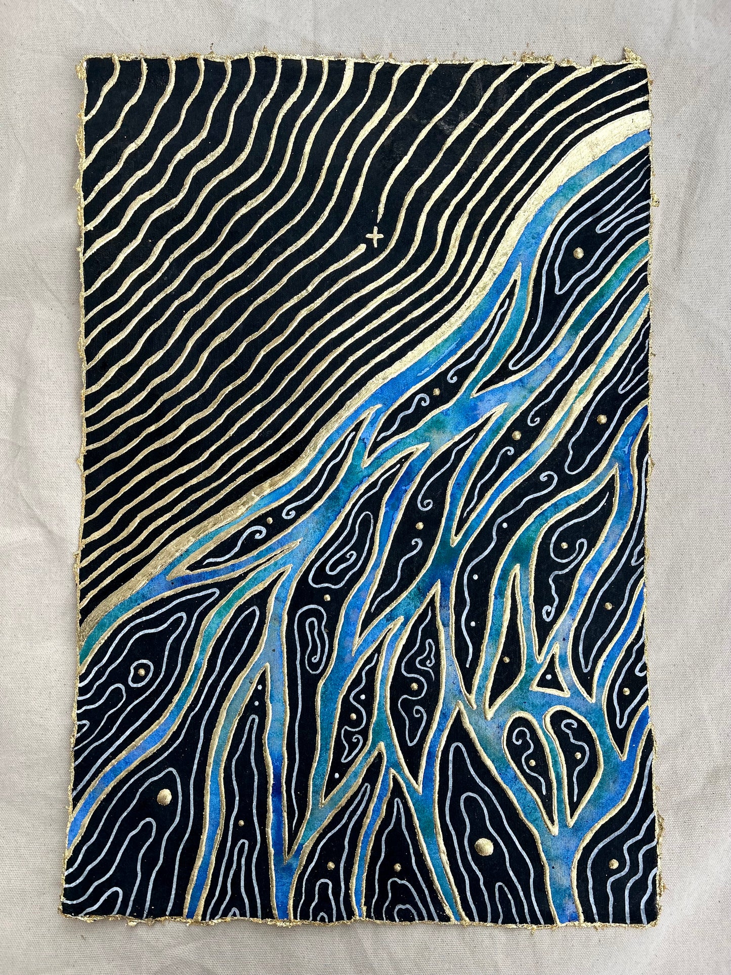 ‘Symbiotic Flow’ - Original 12x18 Painting