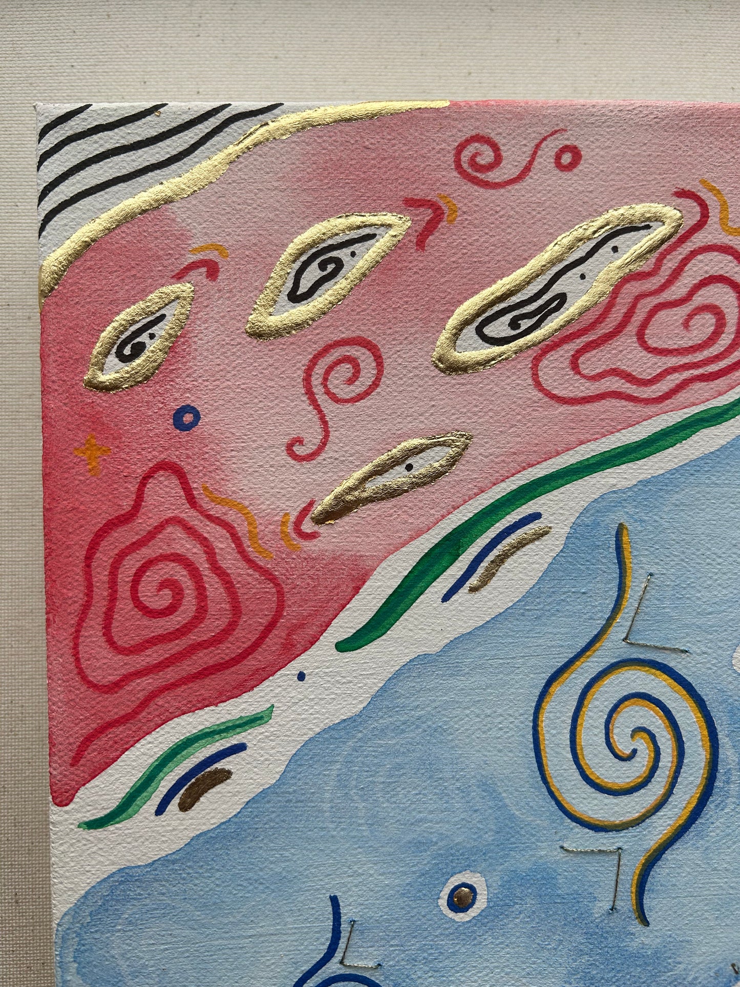 "Hurakan" - 9x12 Original Painting (Island of Things Collection)