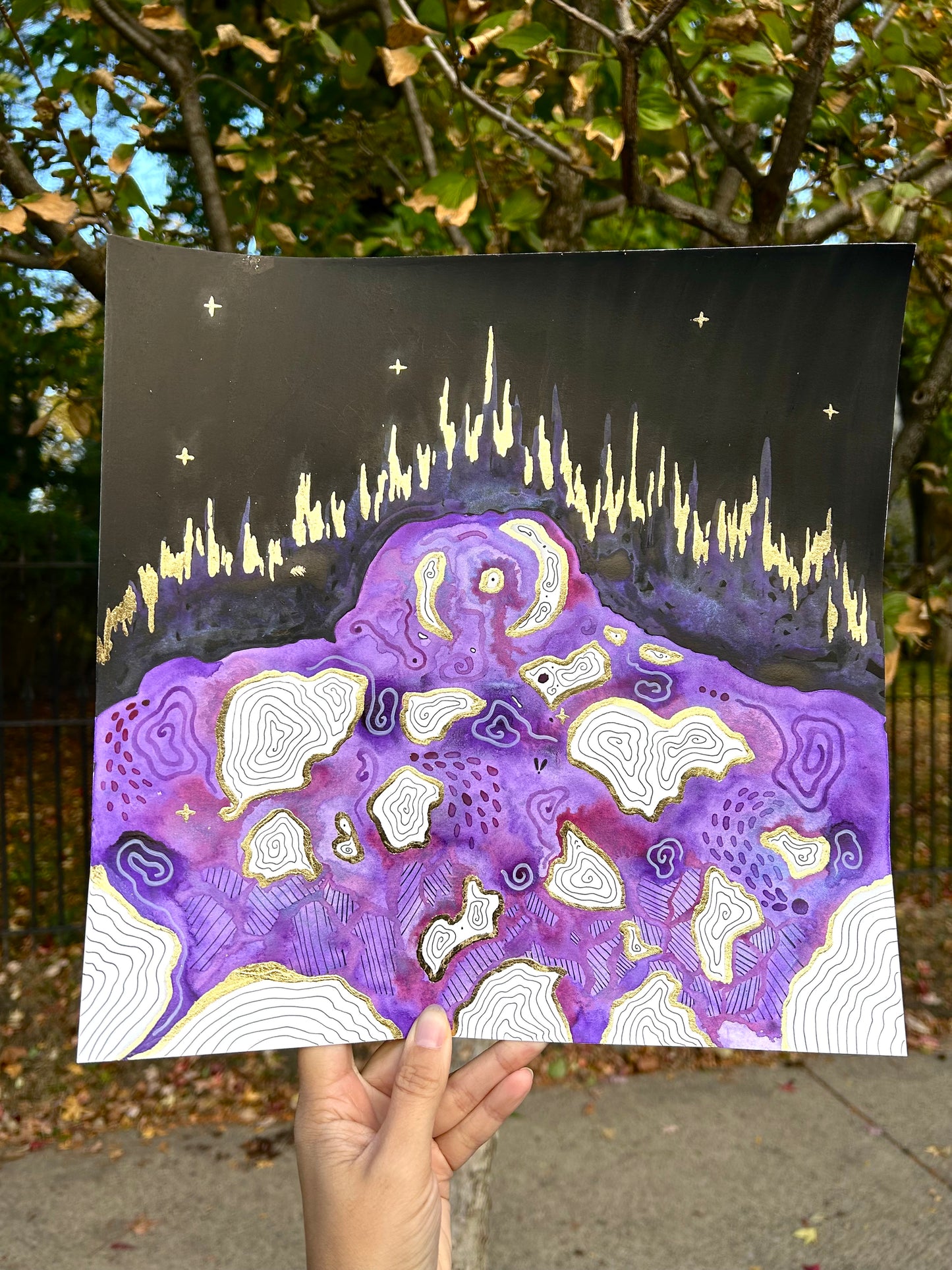 ‘Amethyst Magic No. 2’ - Original 12x12 Painting