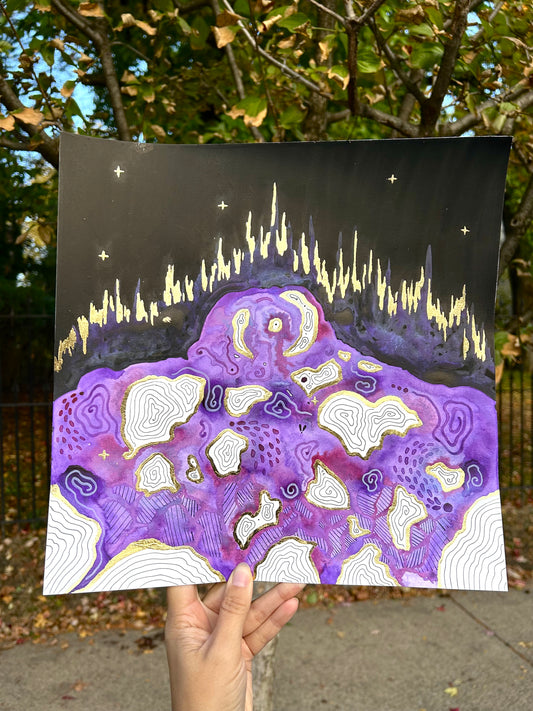 ‘Amethyst Magic No. 2’ - Original 12x12 Painting