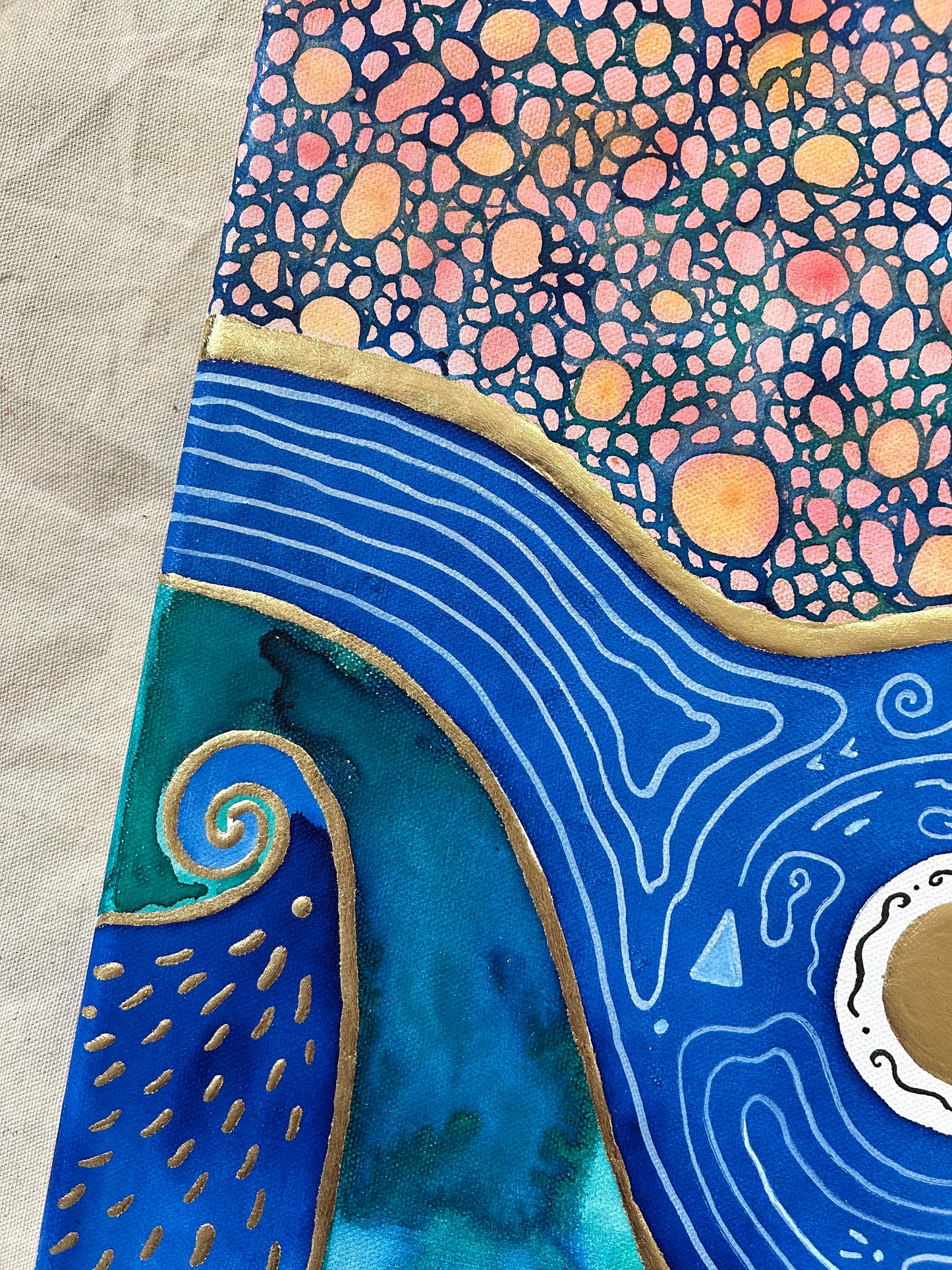 ‘Vessel of the Sacred High Waters No.3’ - Original 16x20 Painting