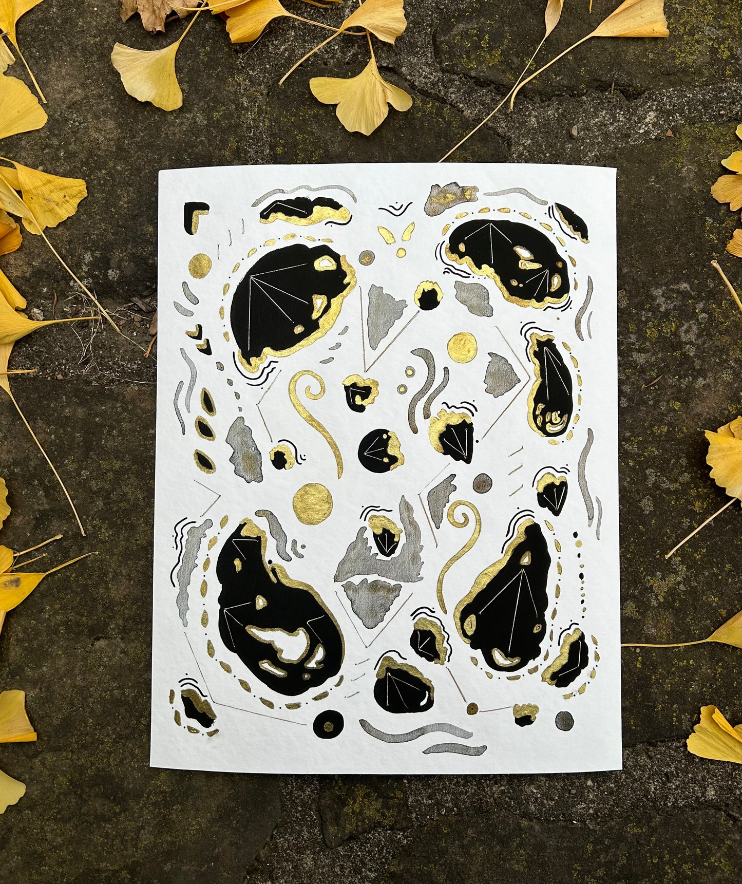 Delta Onyx No. 2 - Embellished Fine Art Print - Signed By The Artist