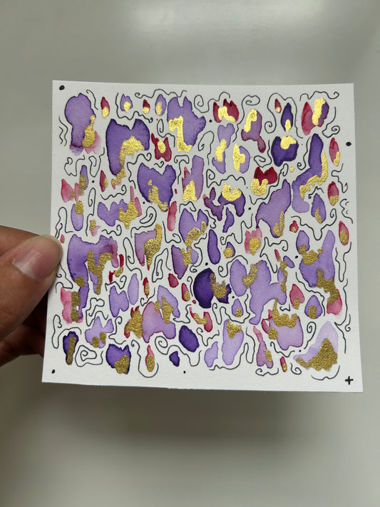 ‘Amethyst Reef’ - Original 4x4 Painting