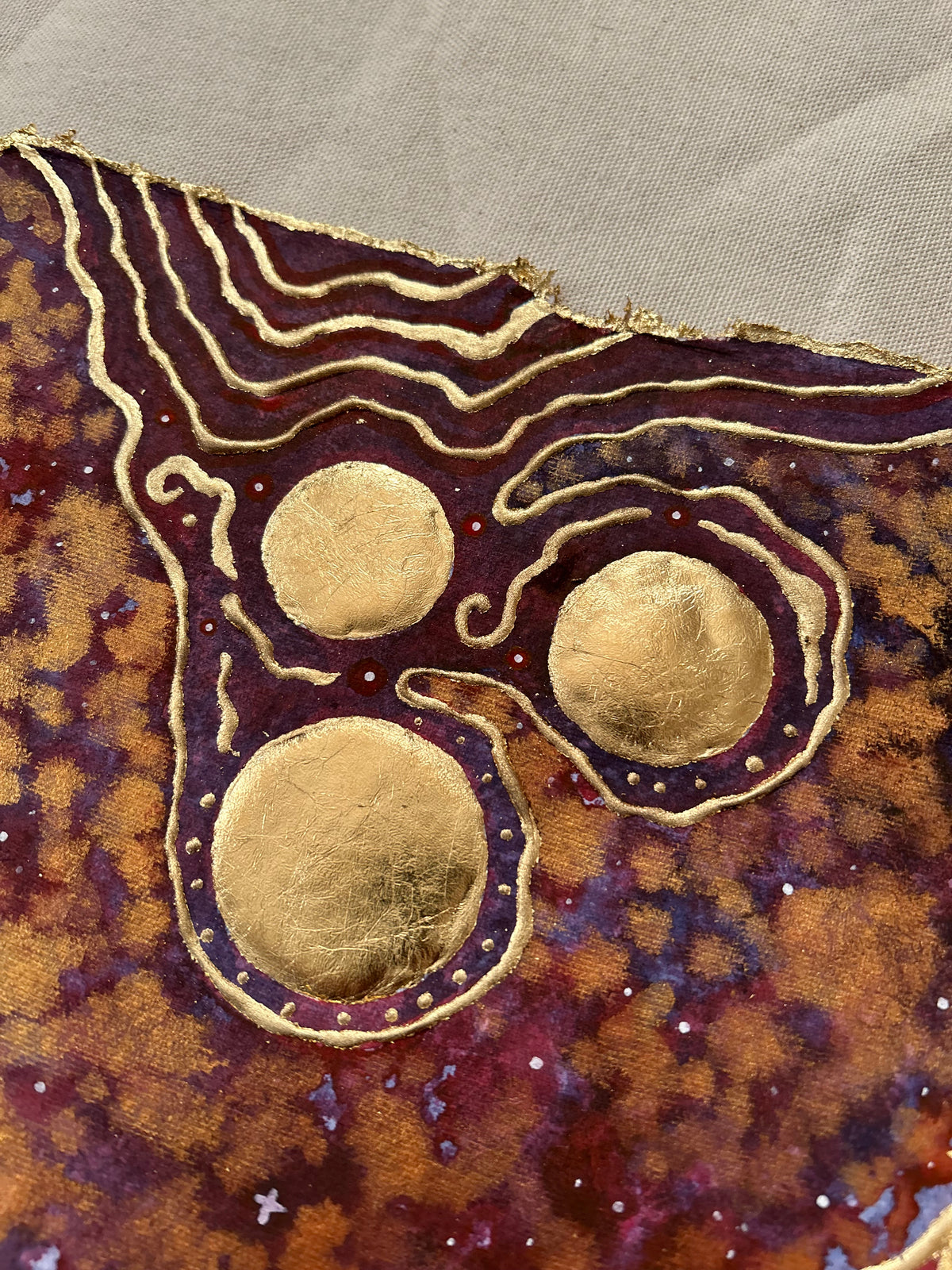 ‘Cosmic Vibrations No.2’ - Original 8x8 Painting