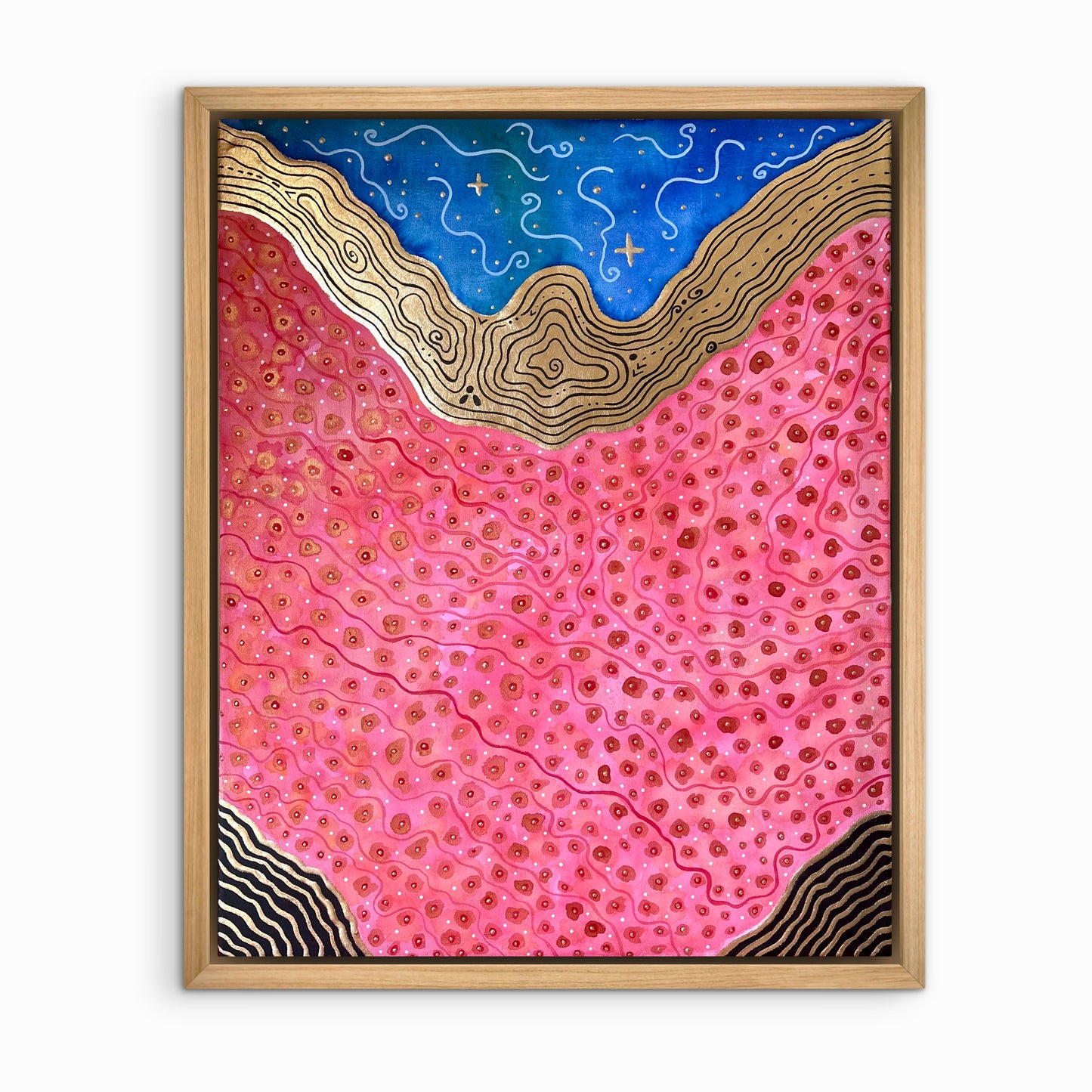 ‘Unseen Contours of What Connects Us’ - Original 16x20 Painting