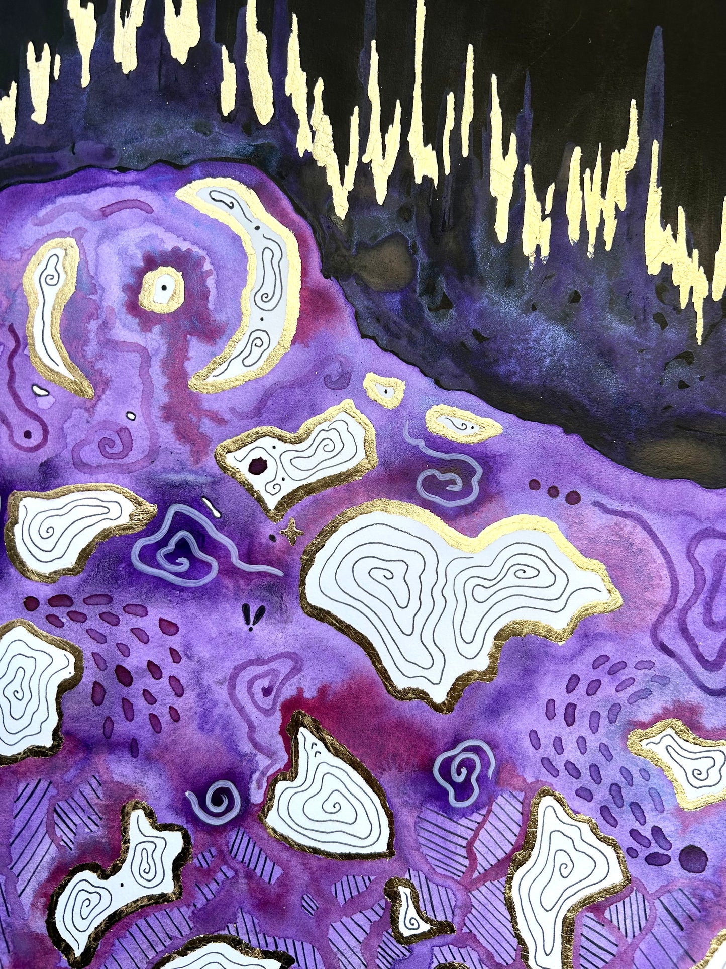 ‘Amethyst Magic No. 2’ - Original 12x12 Painting