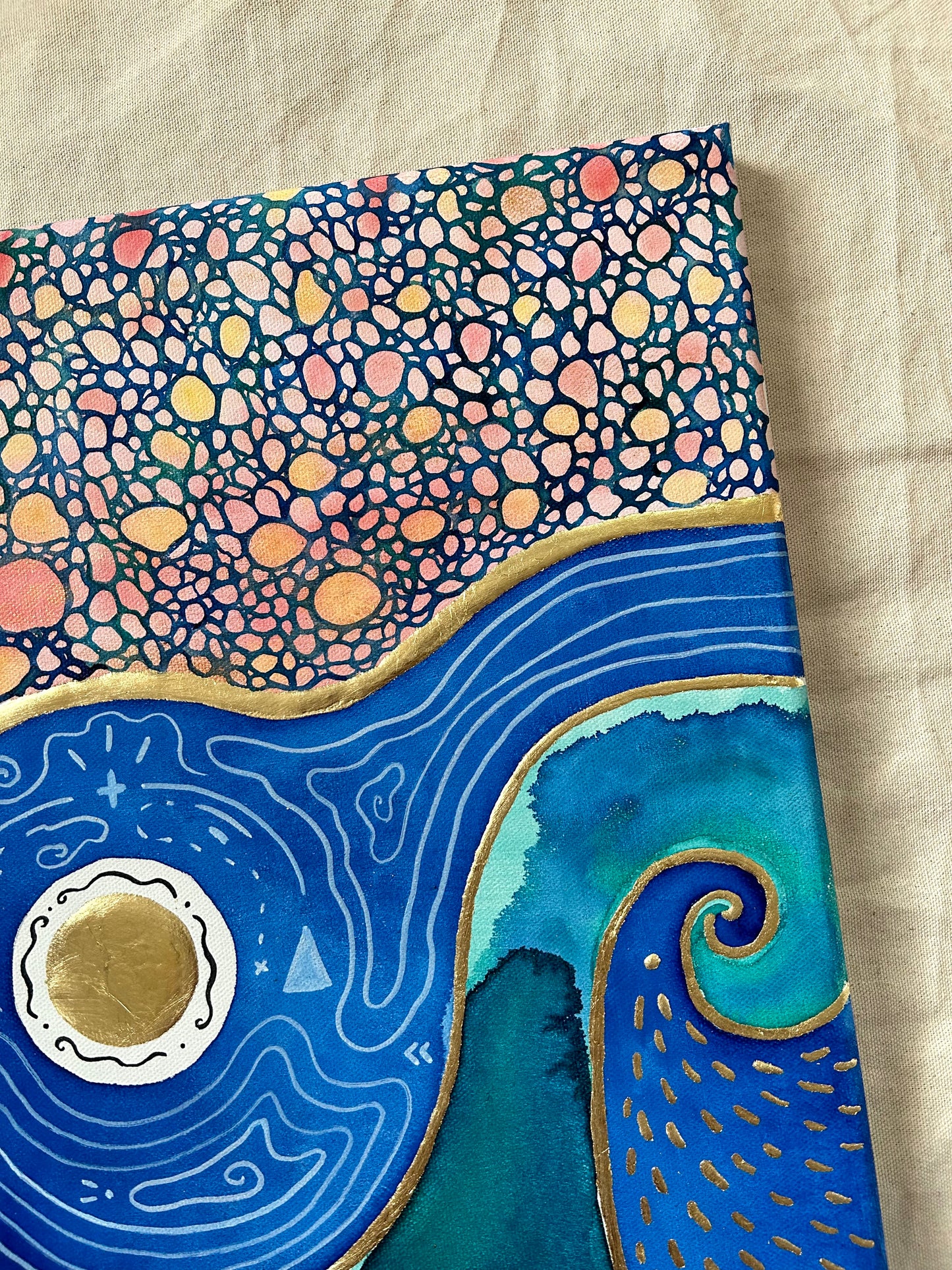 ‘Vessel of the Sacred High Waters No.3’ - Original 16x20 Painting