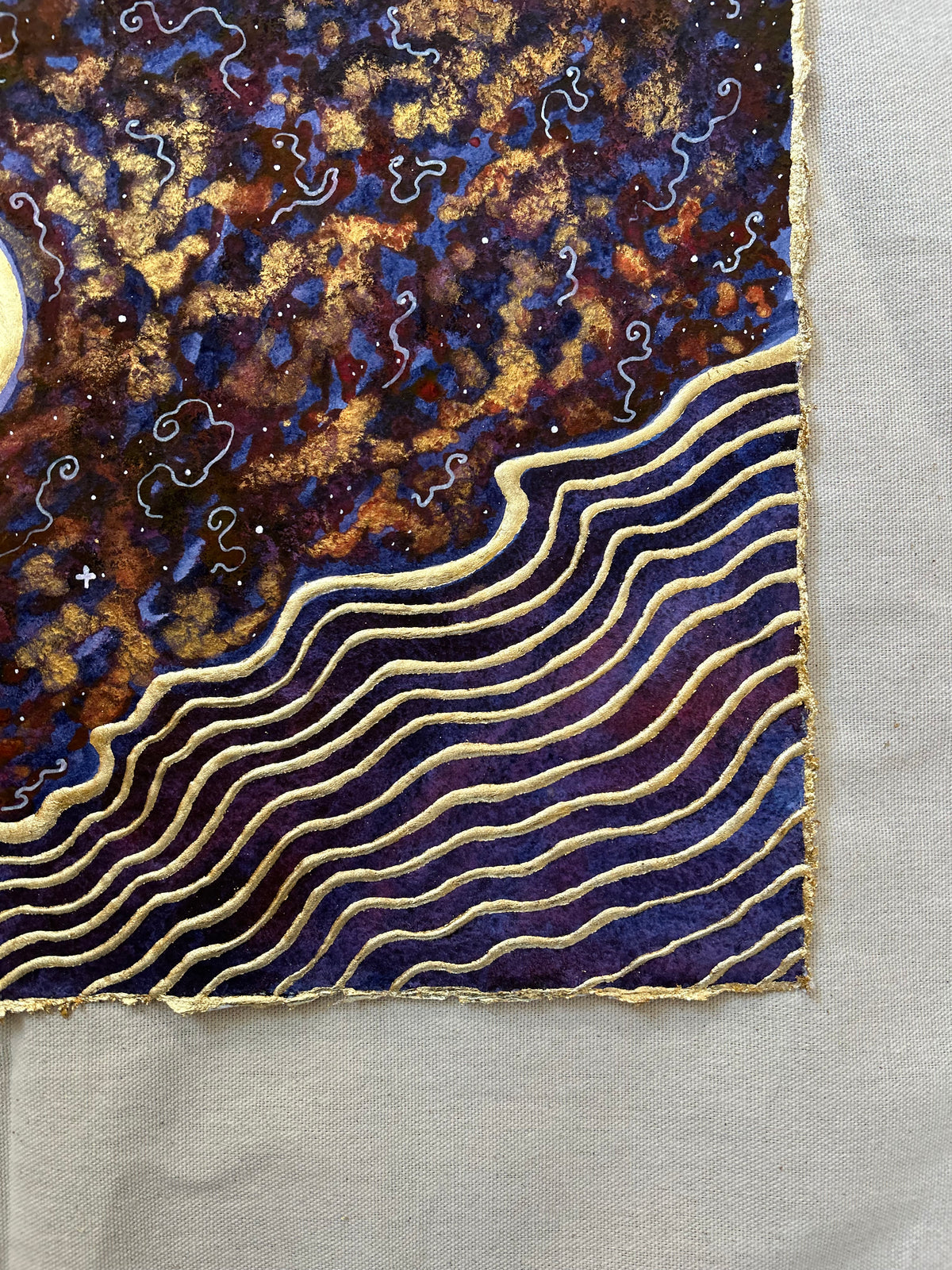 ‘Cosmic Vibrations No.5’ - Original 12x18 Painting