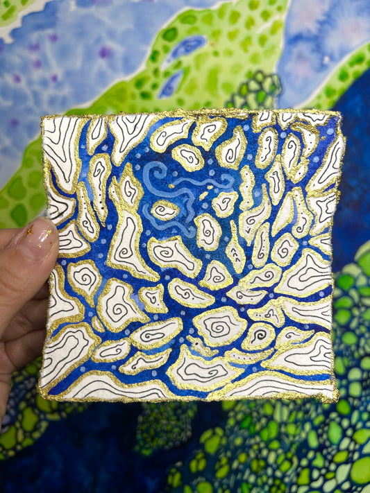 ‘Cloud Cover’ - Original 4x4 Painting