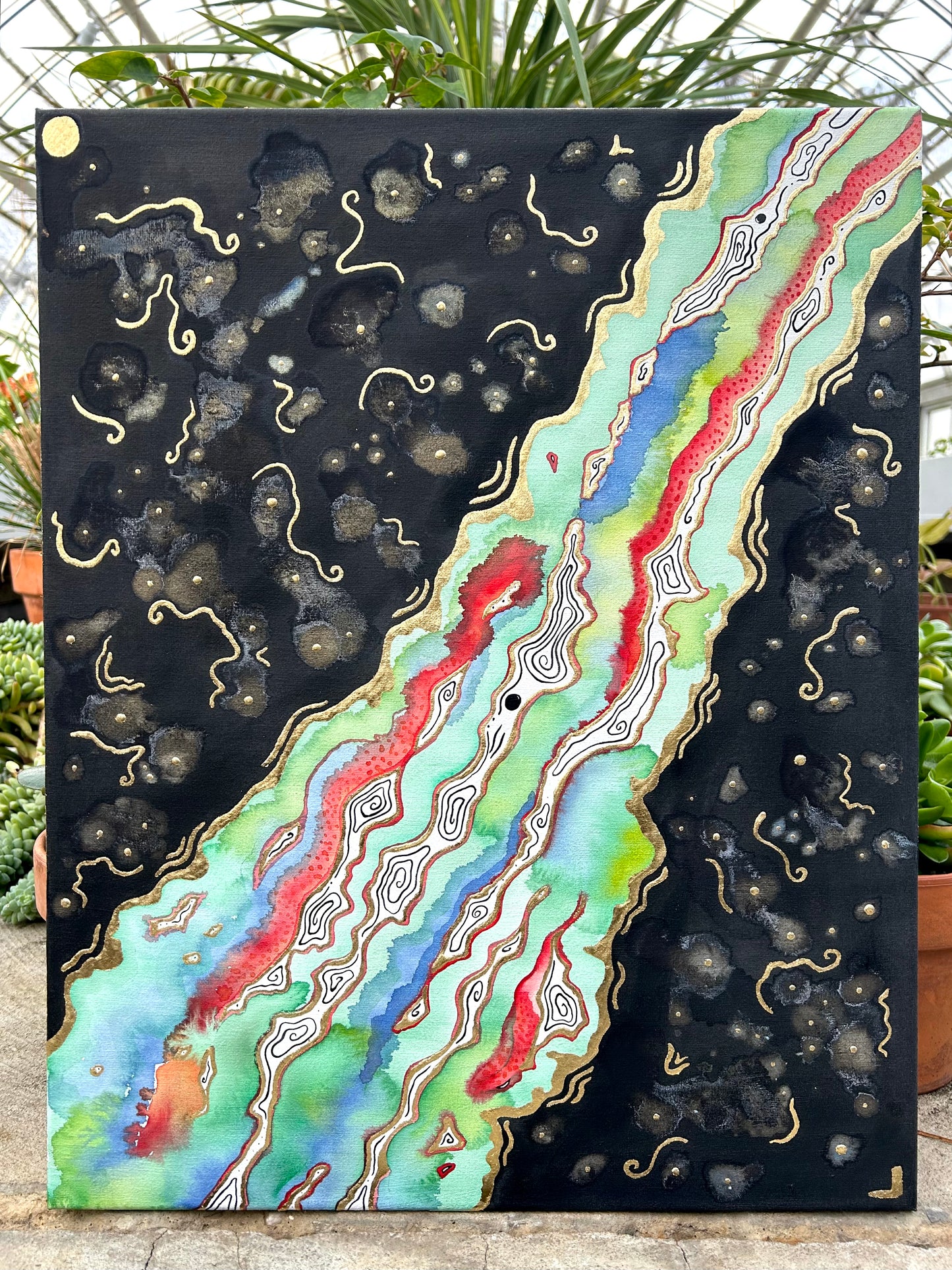 ‘The Land Practicing Becoming Whole’ - Original 16x20 Painting