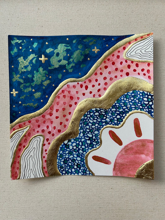 ‘A Democracy of Light No.5’ - Original 6x6 Painting