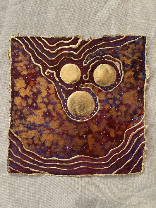 ‘Cosmic Vibrations No.2’ - Original 8x8 Painting