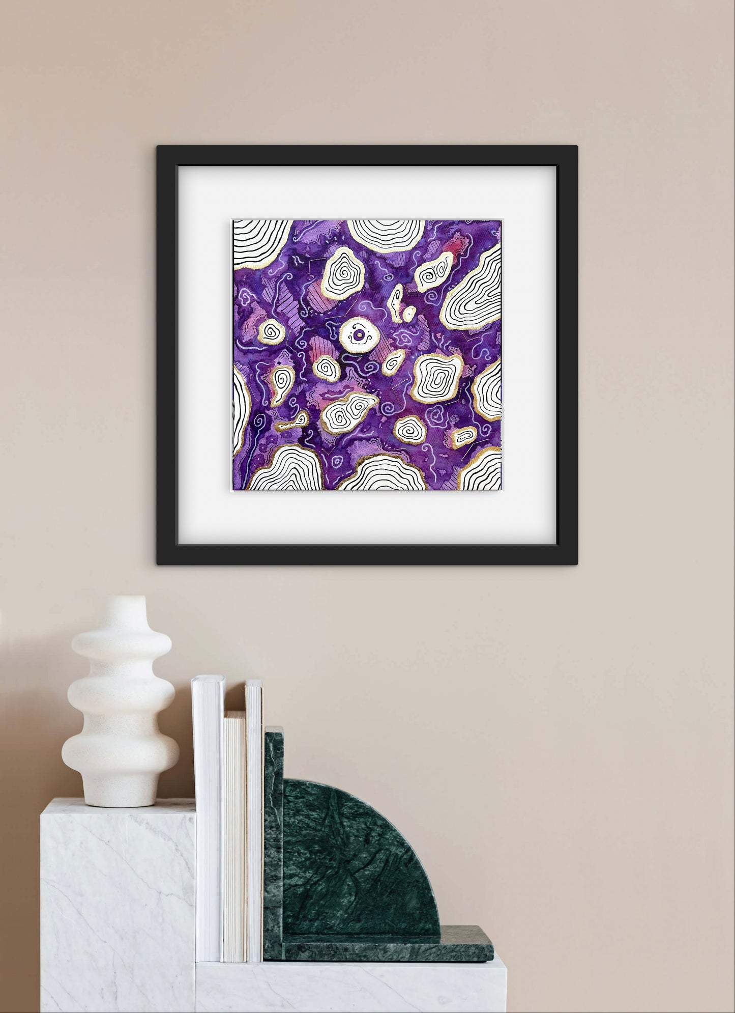 ‘Amethyst Magic No.5 - Limited Edition Fine Art Print - Signed by the Artist