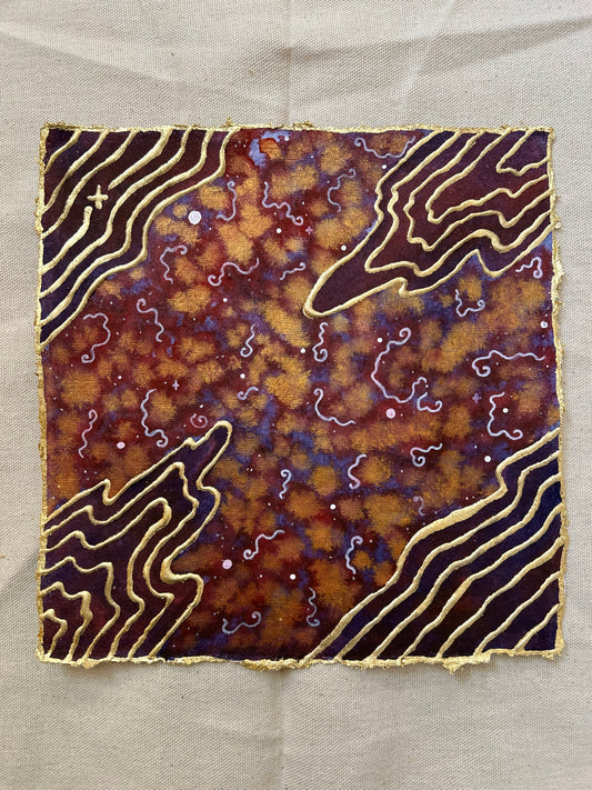 ‘Cosmic Vibrations No.3’ - Original 8x8 Painting