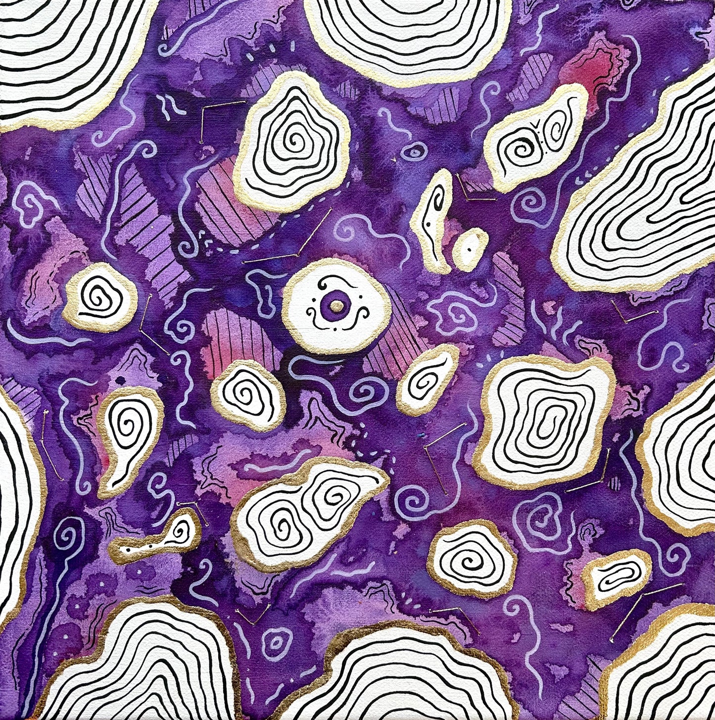 ‘Amethyst Magic No.5 - Limited Edition Fine Art Print - Signed by the Artist