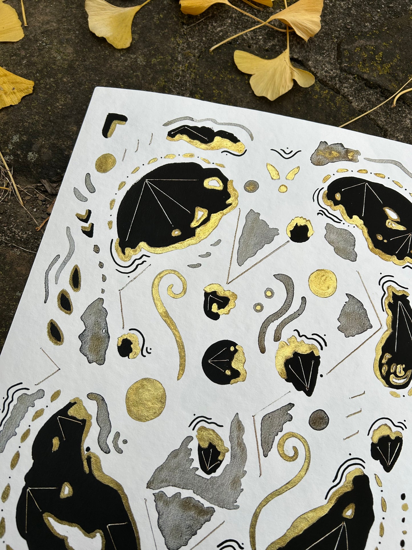 Delta Onyx No. 2 - Embellished Fine Art Print - Signed By The Artist