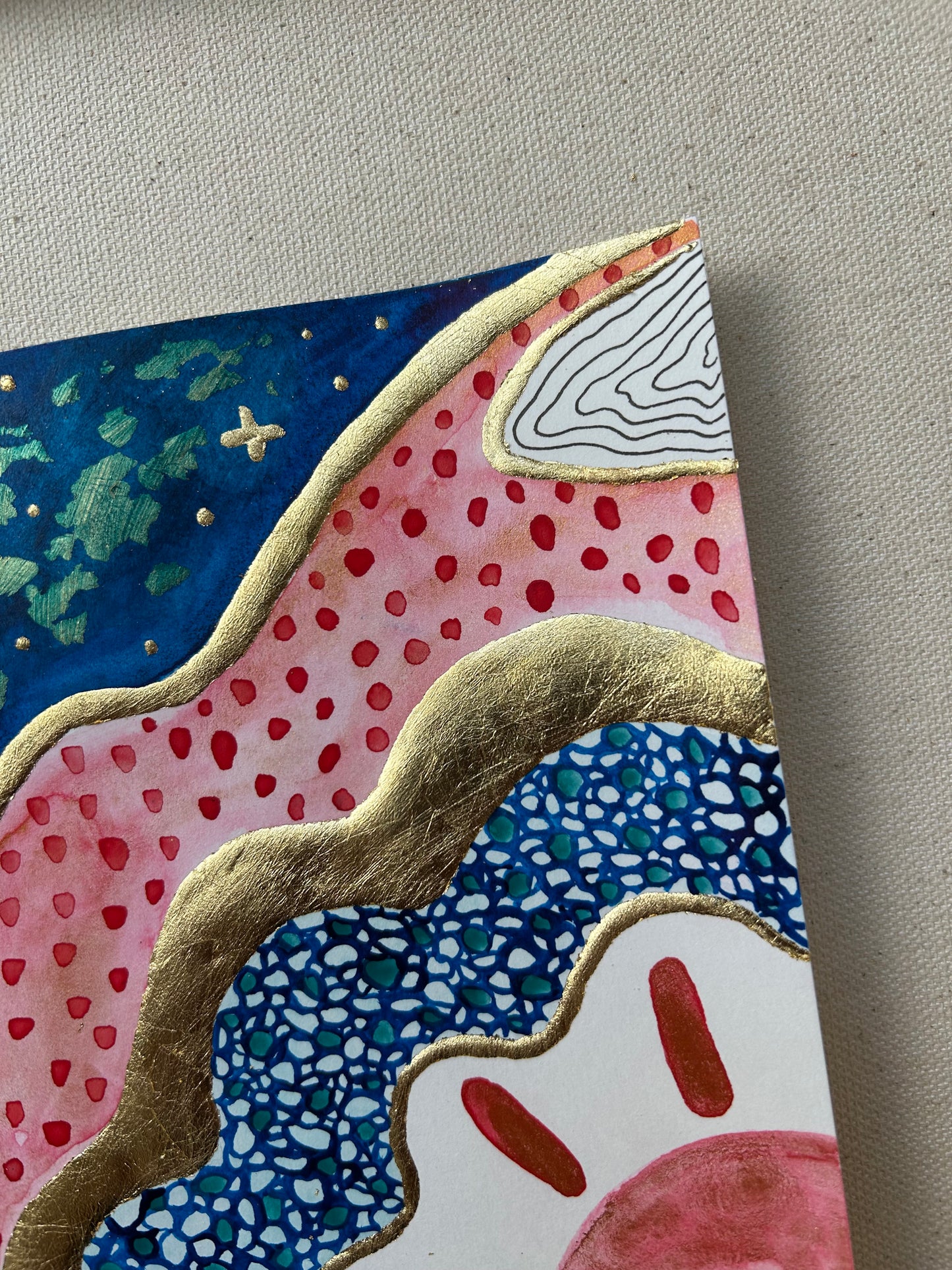 ‘A Democracy of Light No.5’ - Original 6x6 Painting