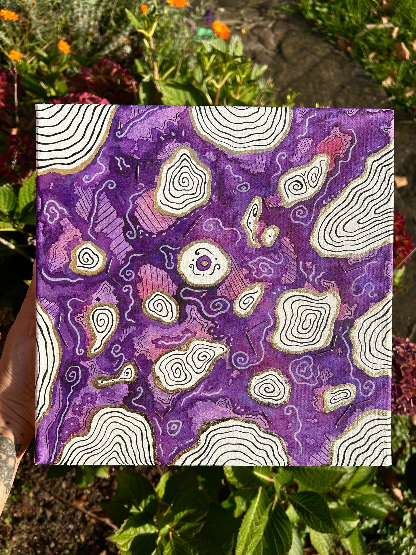 ‘Amethyst Magic No. 5’ - Original 10x10 Painting