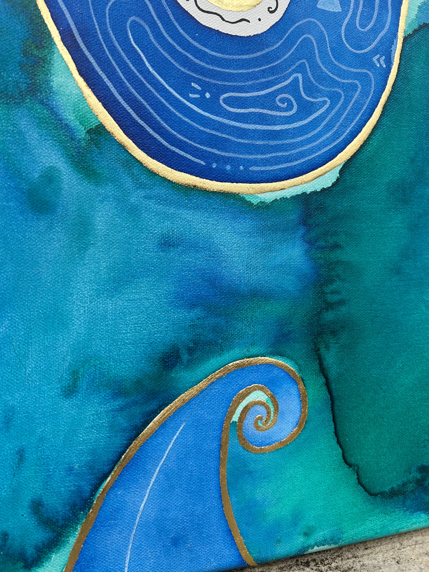 ‘Vessel of the Sacred High Waters No.3’ - Original 16x20 Painting