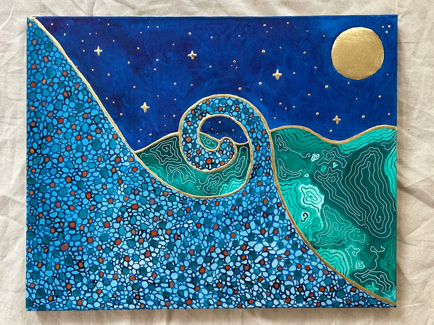 ‘Wave of Hope No.3’ - Original 16x20 Painting