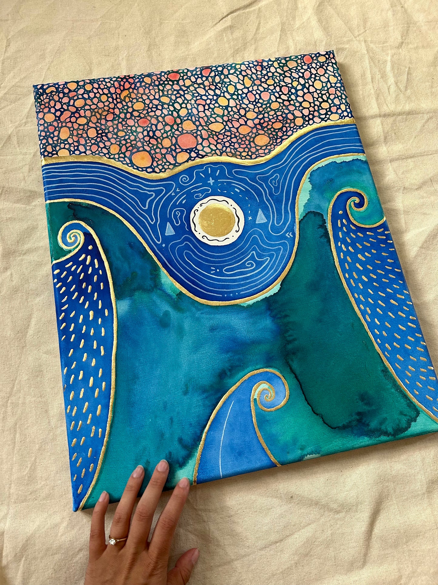 ‘Vessel of the Sacred High Waters No.3’ - Original 16x20 Painting