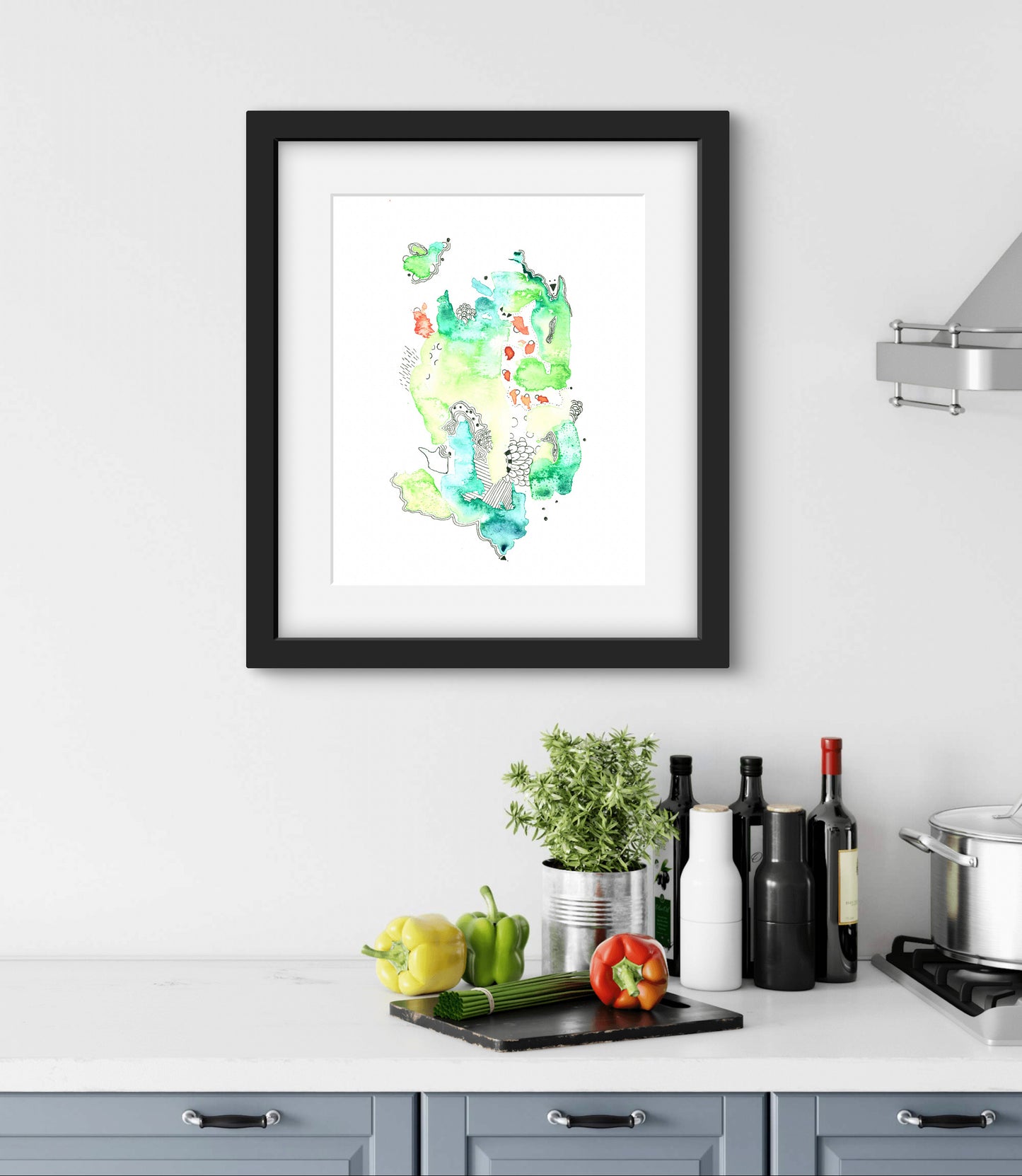 'Green Garden' Fine Art Print