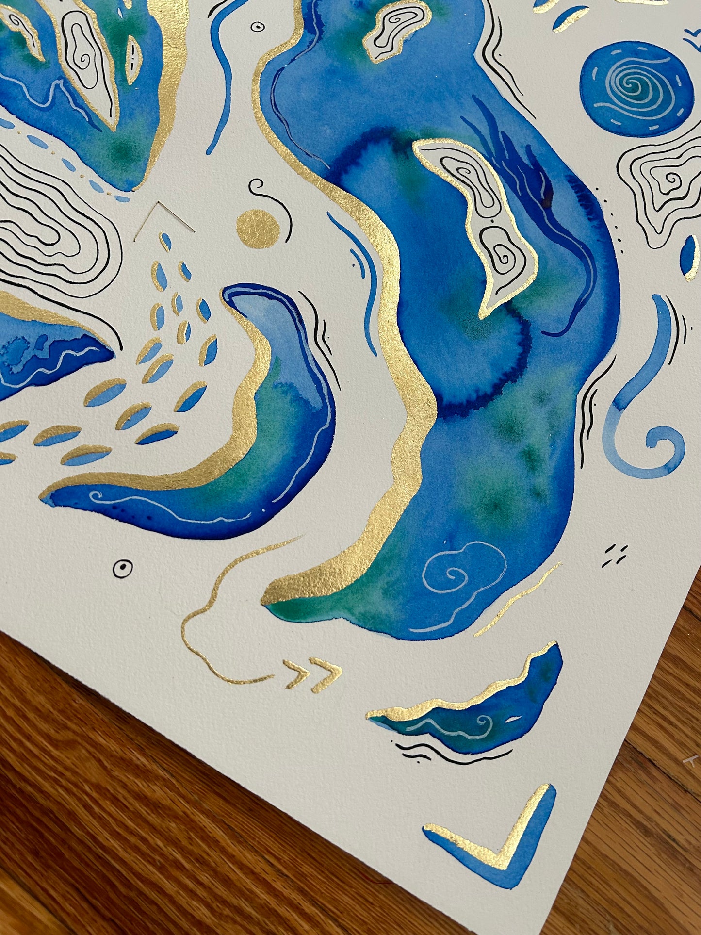 ‘Lapis Lagoon’ - Original 24x36 Painting