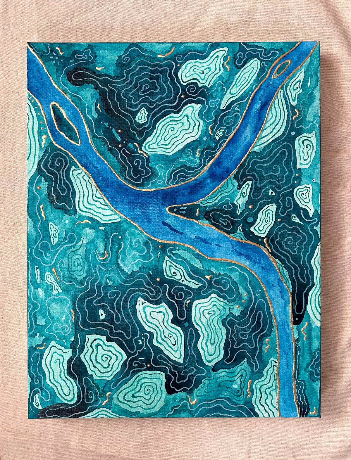 ‘Pittsburgh Primeval No.7’ - Original 14x18 Painting
