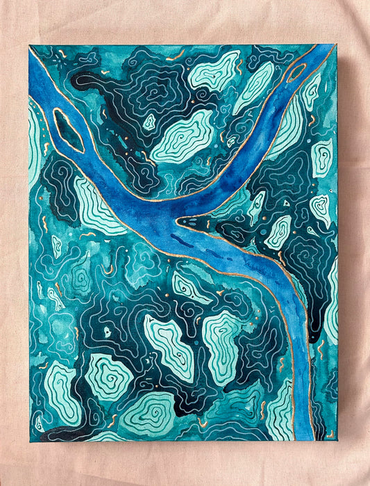 ‘Pittsburgh Primeval No.7’ - Original 14x18 Painting