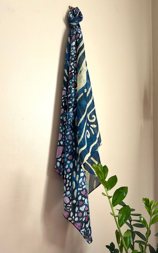 ‘The Lasting Place’ - Luxury Cotton Silk Scarf