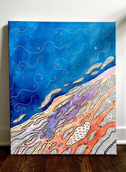 ‘Universal Transcendence No.4’ - Original 24x30 Painting