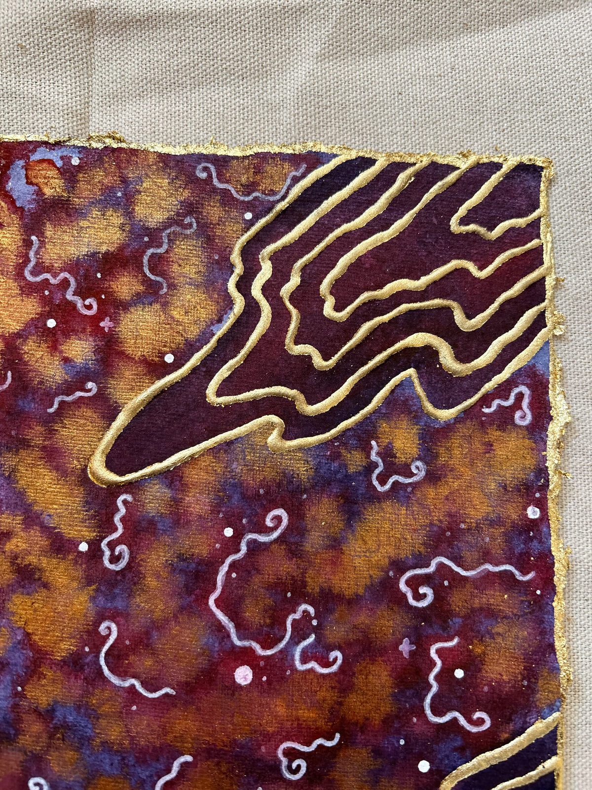 ‘Cosmic Vibrations No.3’ - Original 8x8 Painting