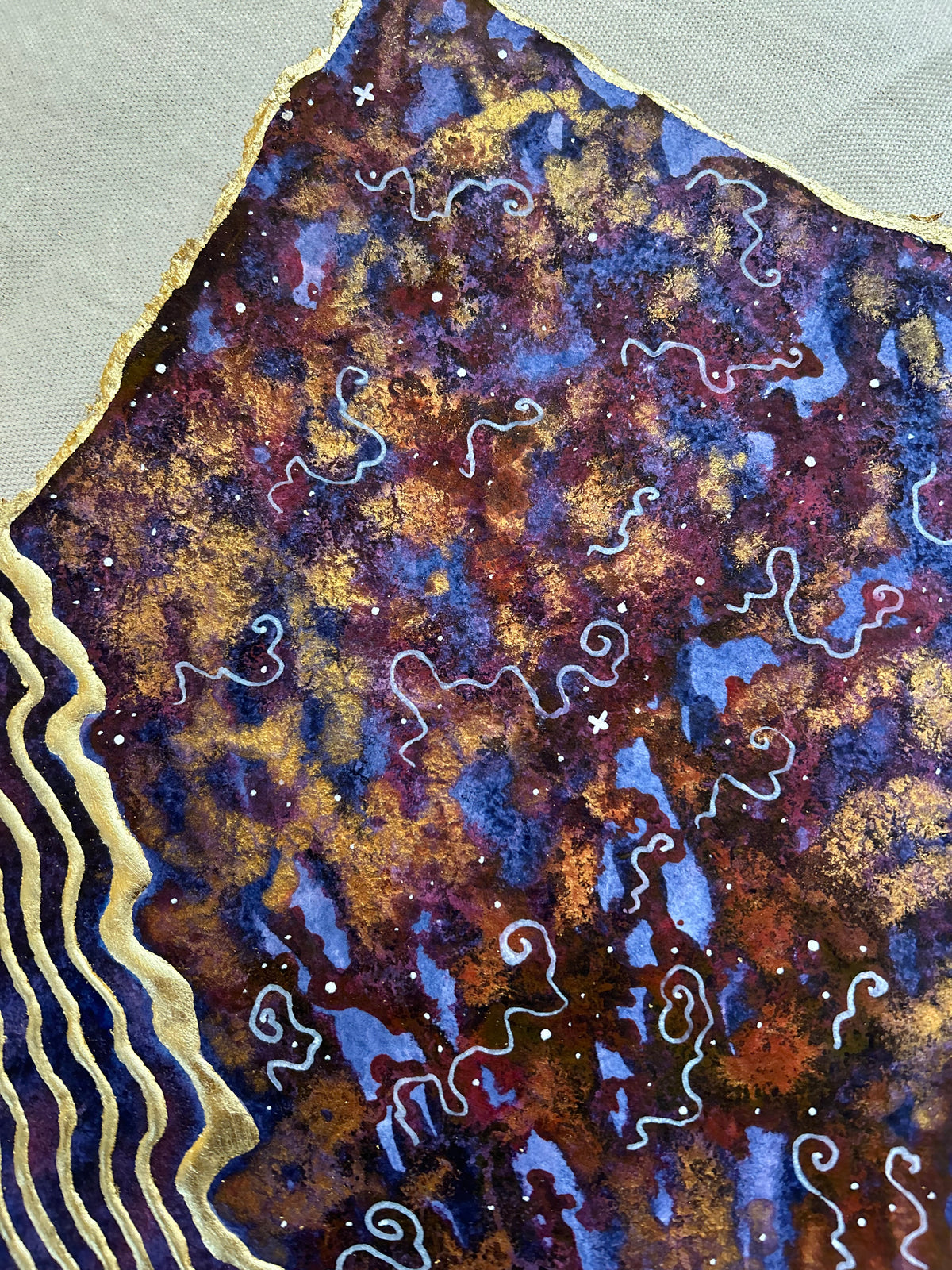 ‘Cosmic Vibrations No.5’ - Original 12x18 Painting