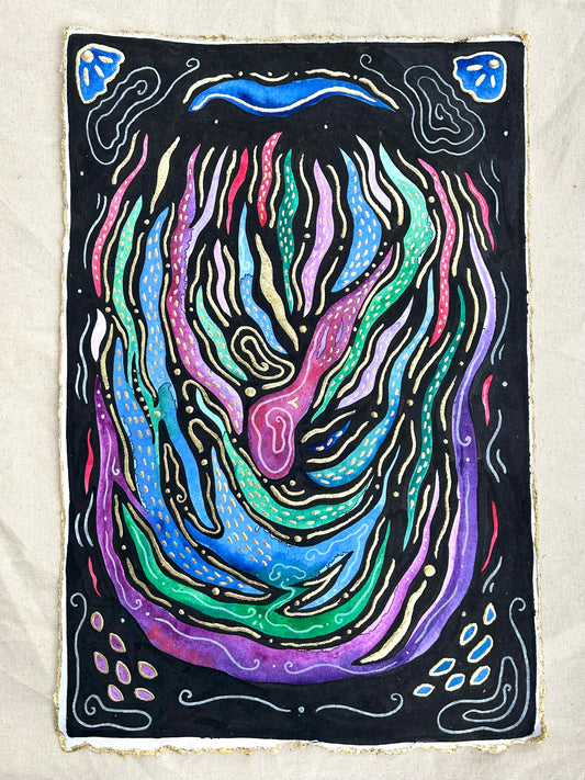 ‘Symbiotic Bloom’ - Original 12x18 Painting