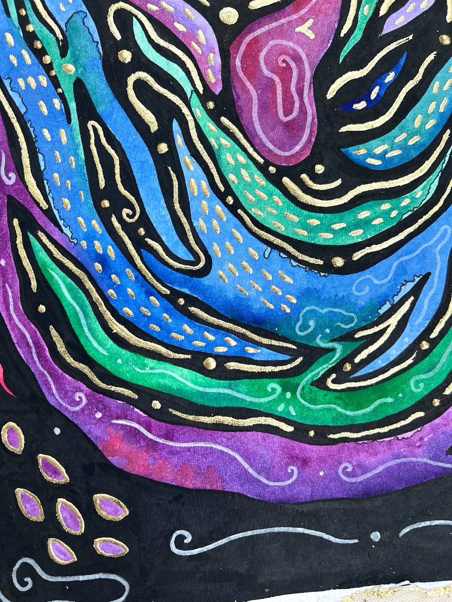 ‘Symbiotic Bloom’ - Original 12x18 Painting