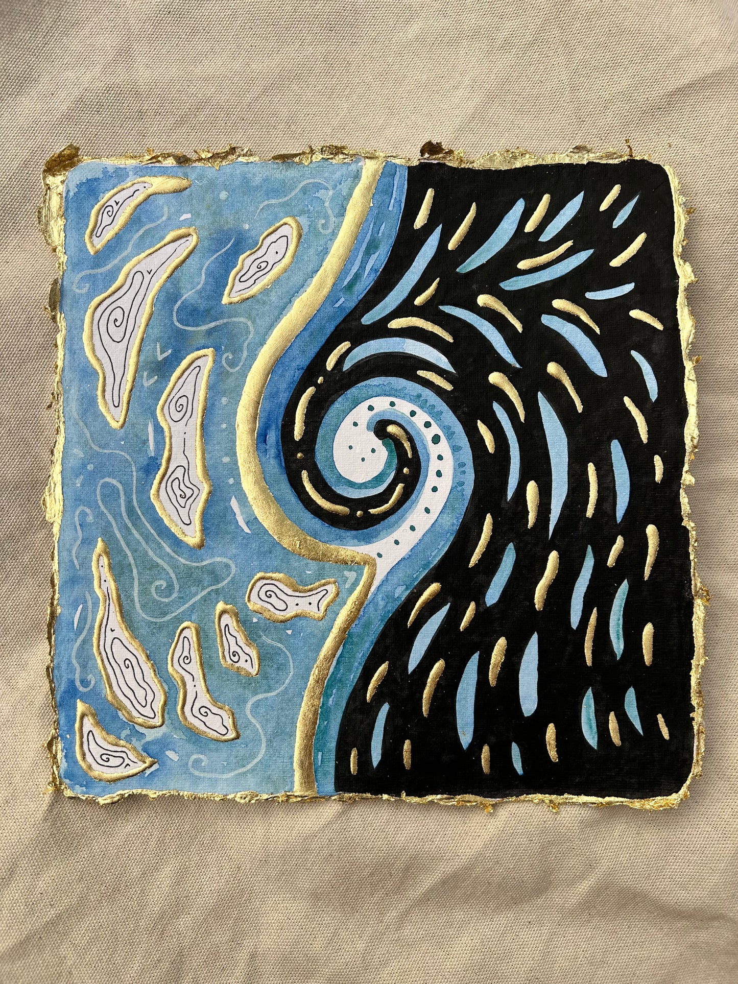 ‘Becoming River’ - Original 8x8 Painting