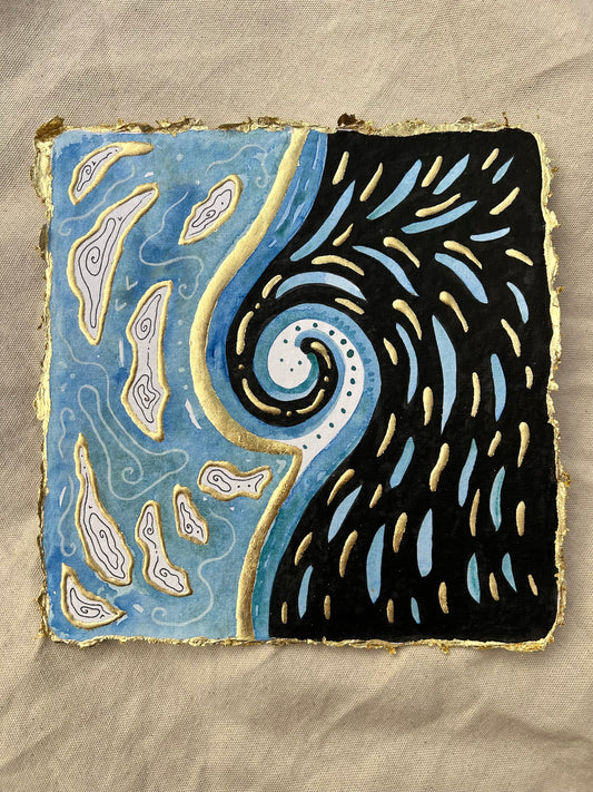 ‘Becoming River’ - Original 8x8 Painting