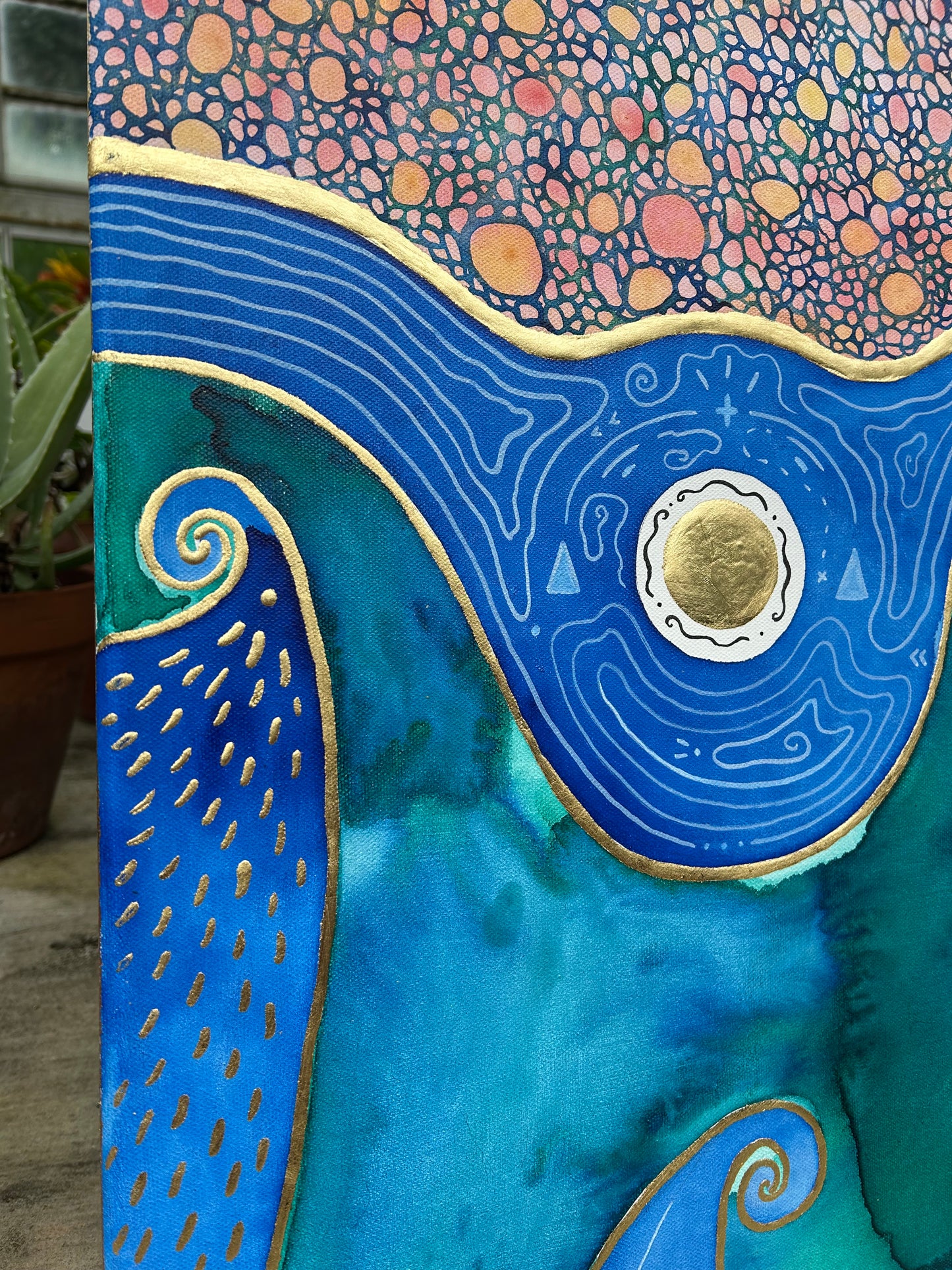 ‘Vessel of the Sacred High Waters No.3’ - Original 16x20 Painting