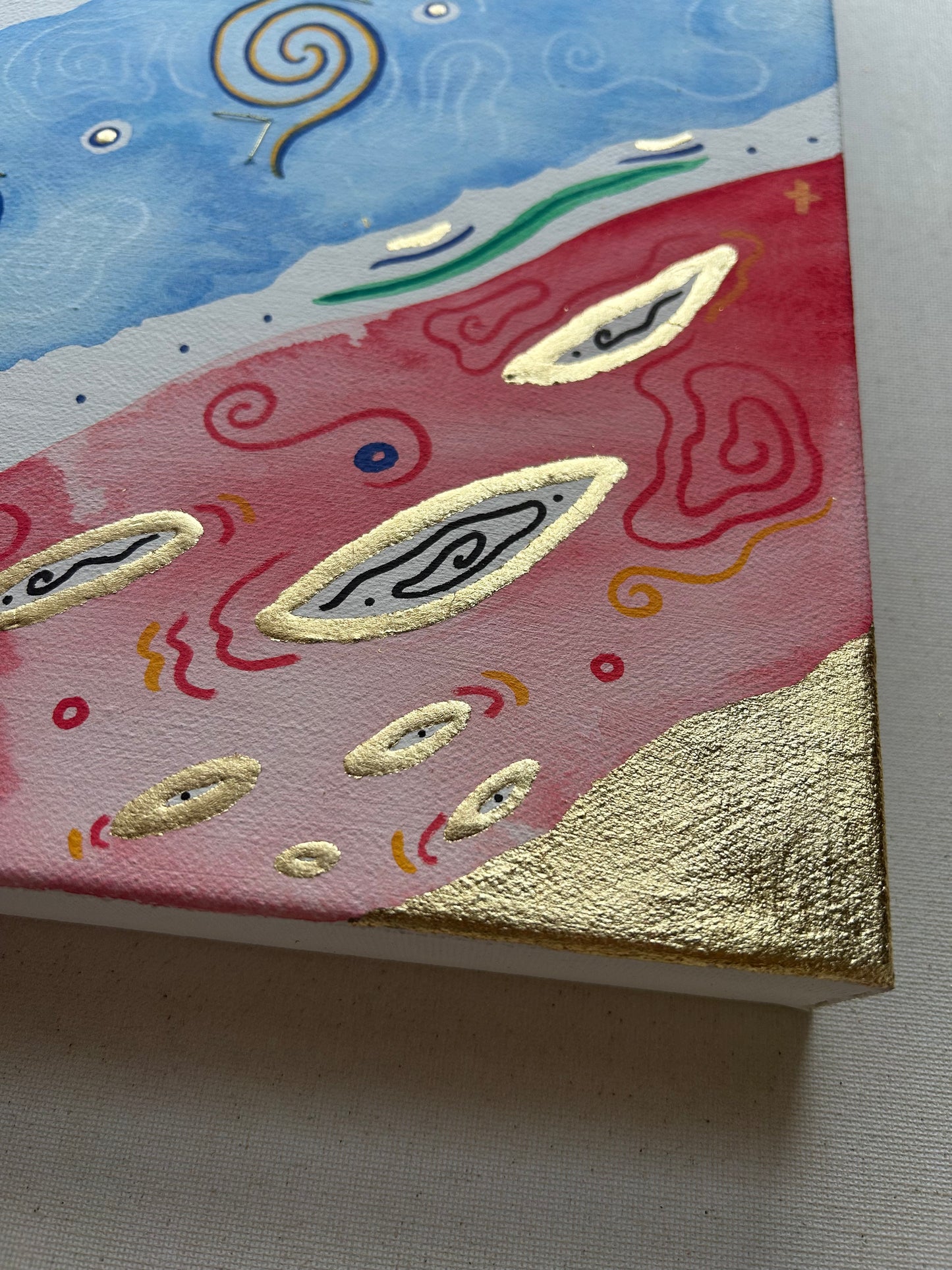 "Hurakan" - 9x12 Original Painting (Island of Things Collection)