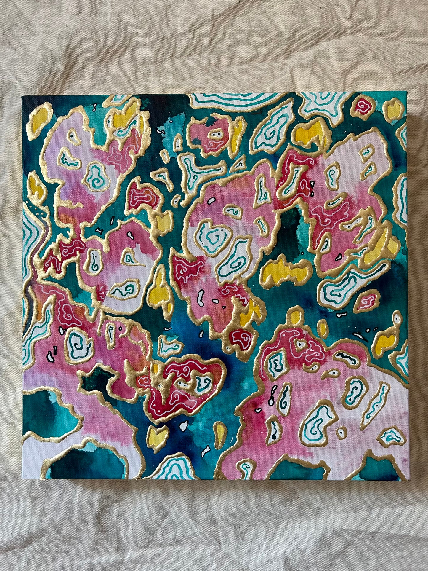 ‘The Rose Garden’ - Original 12x12 Painting