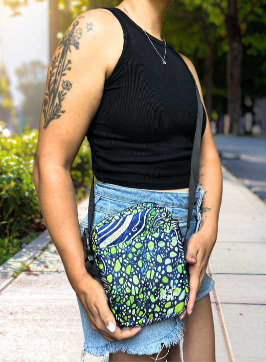 Map Lichen Utility Crossbody Bag
