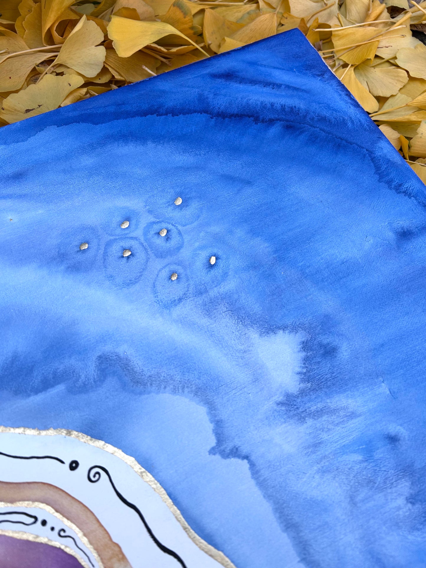 ‘Cosmic Sunset Portal’ - Original 24x24 Painting on Canvas