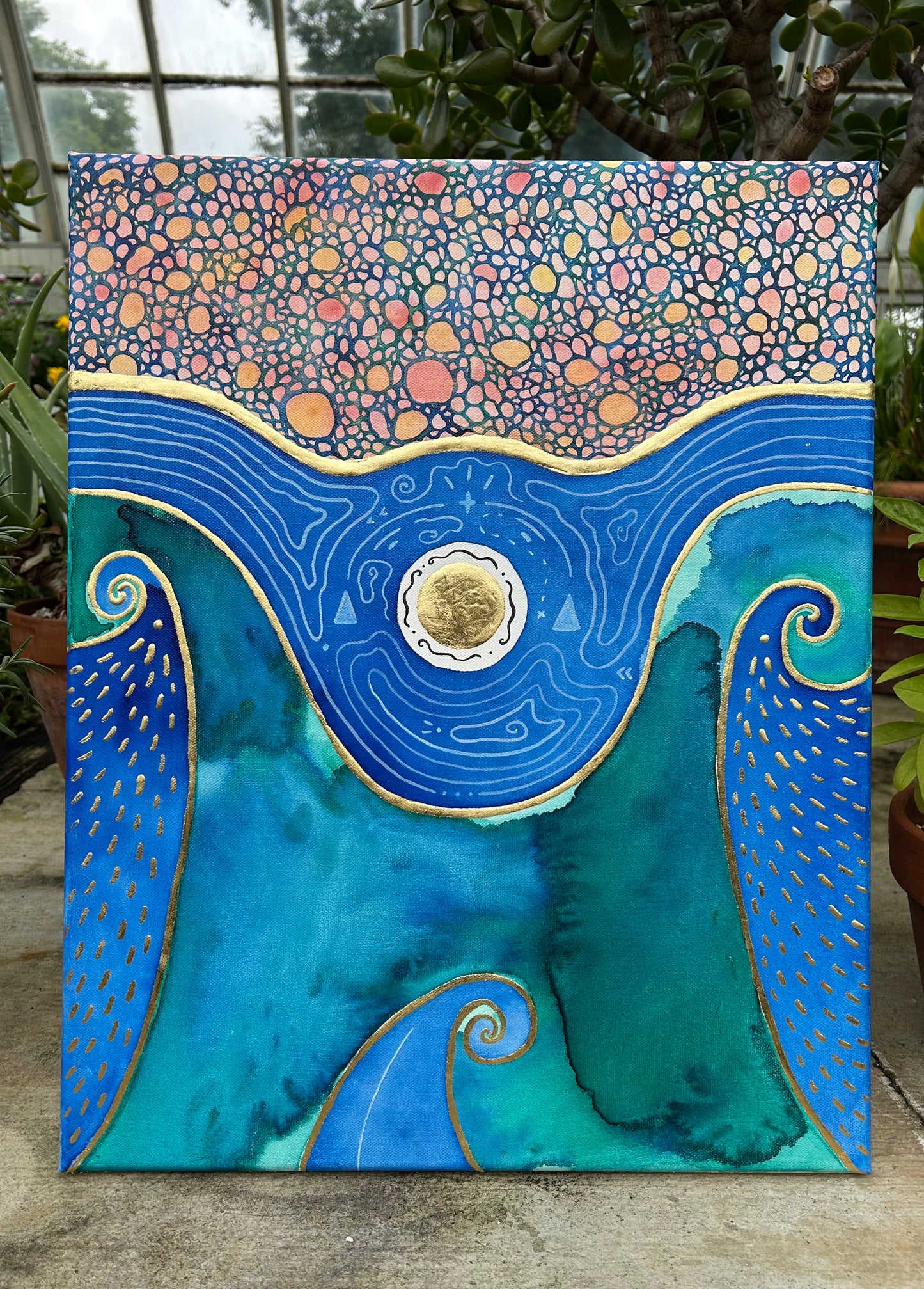 ‘Vessel of the Sacred High Waters No.3’ - Original 16x20 Painting