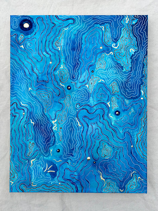 ‘Ancient Water No.9’ - Original 14x18 Painting