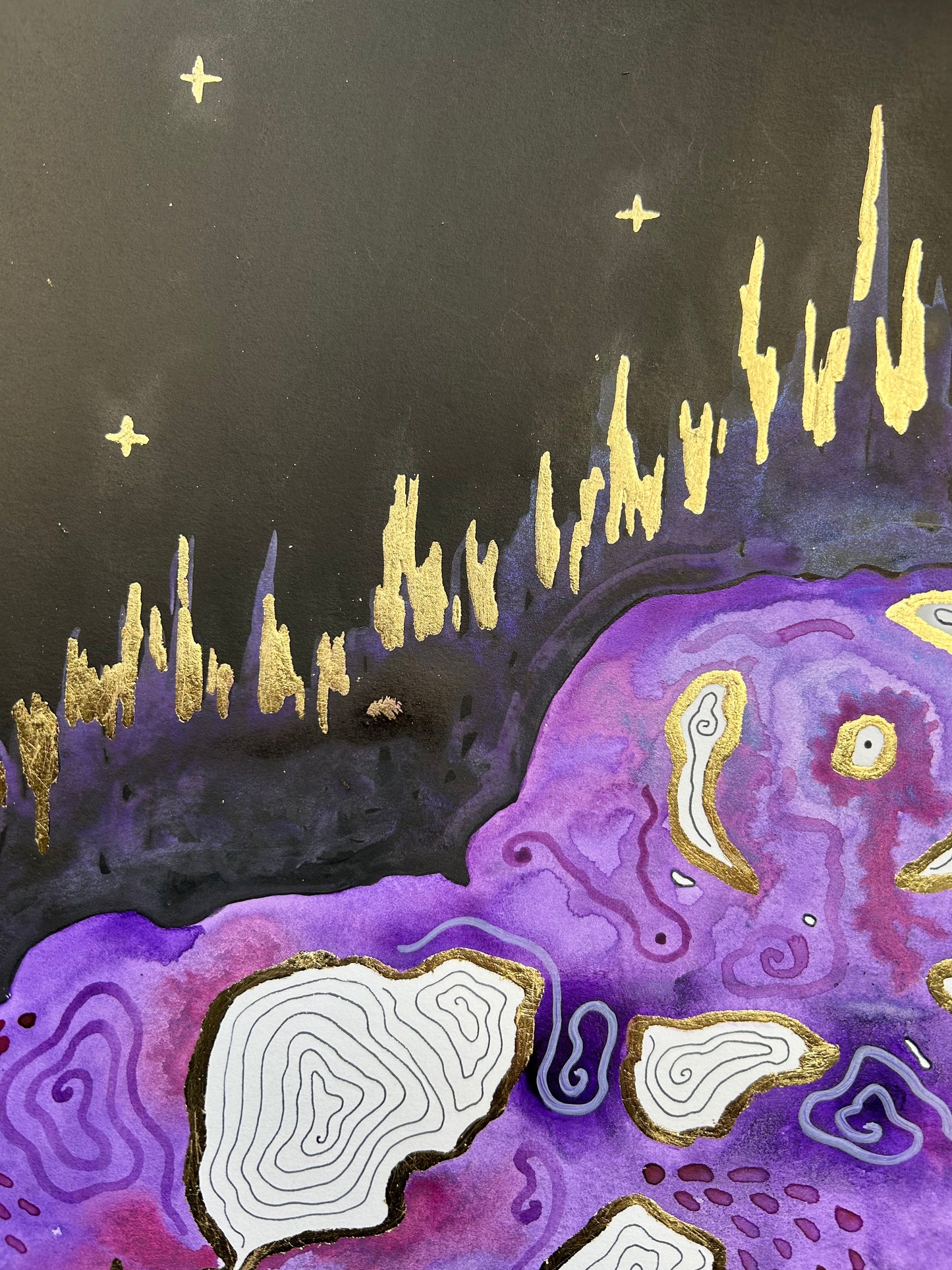 ‘Amethyst Magic No. 2’ - Original 12x12 Painting