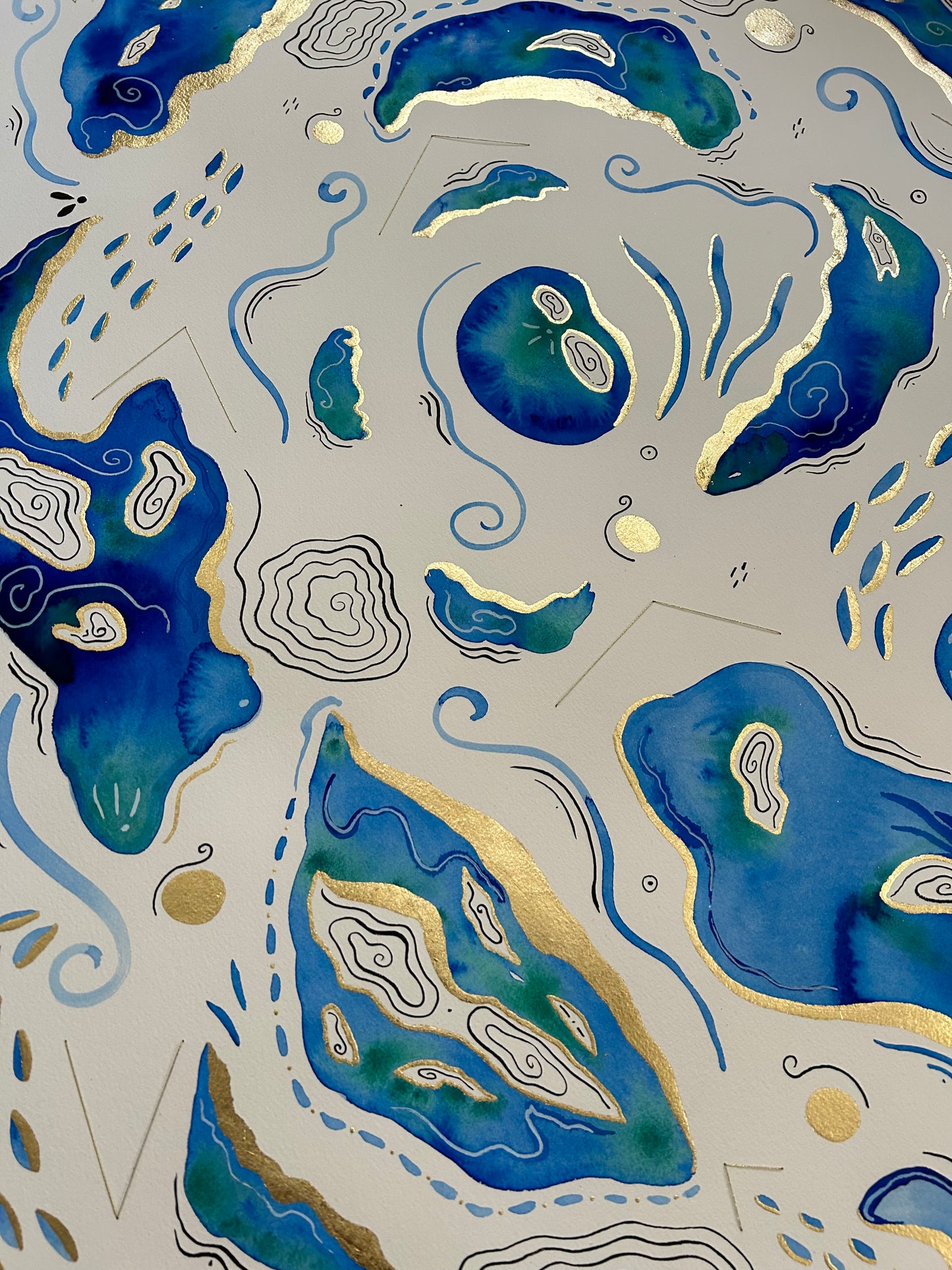 ‘Lapis Lagoon’ - Original 24x36 Painting