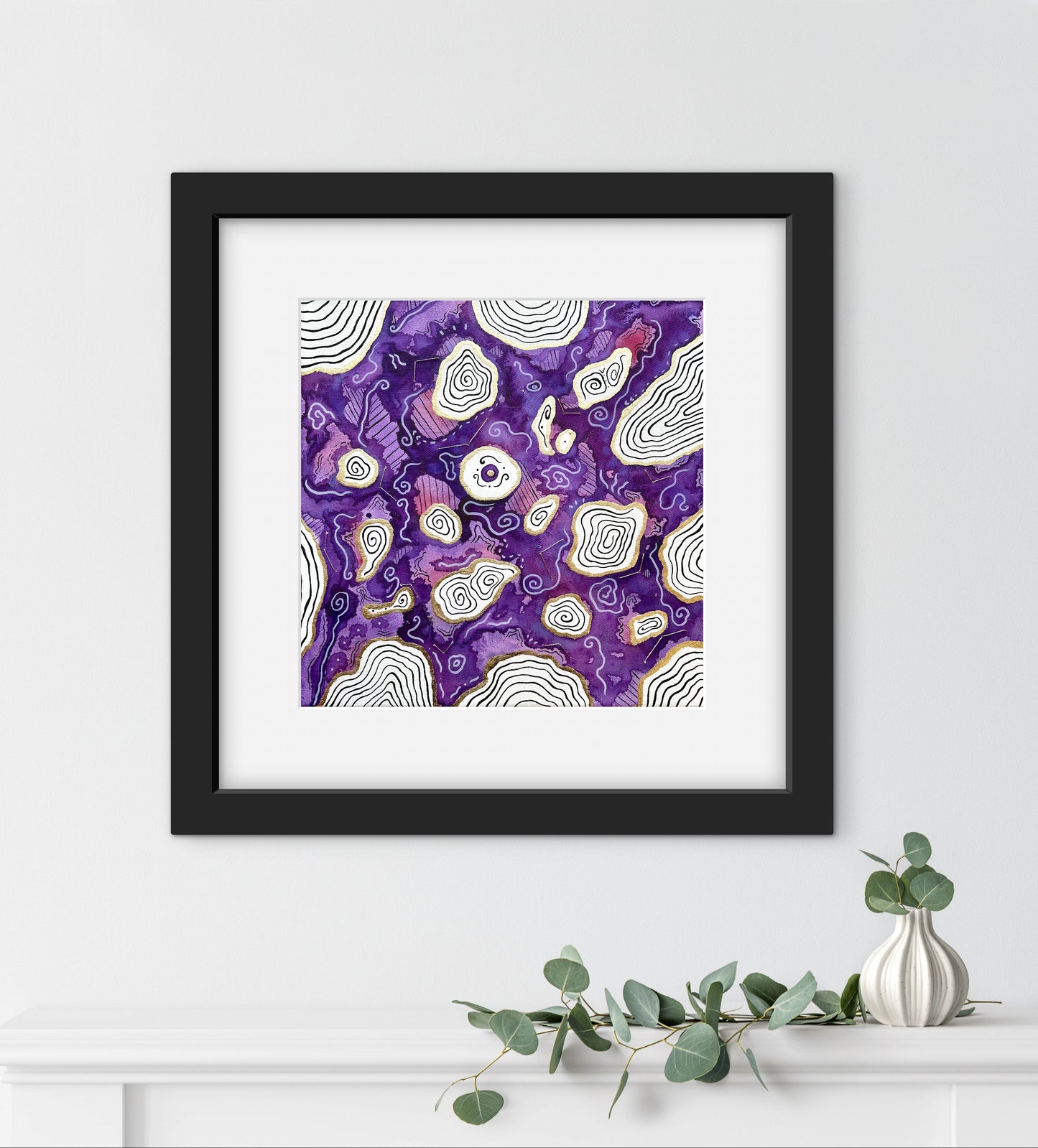 ‘Amethyst Magic No.5 - Limited Edition Fine Art Print - Signed by the Artist