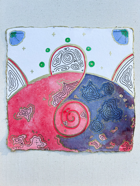 ‘Caguama No.2’ - Original 8x8 Painting