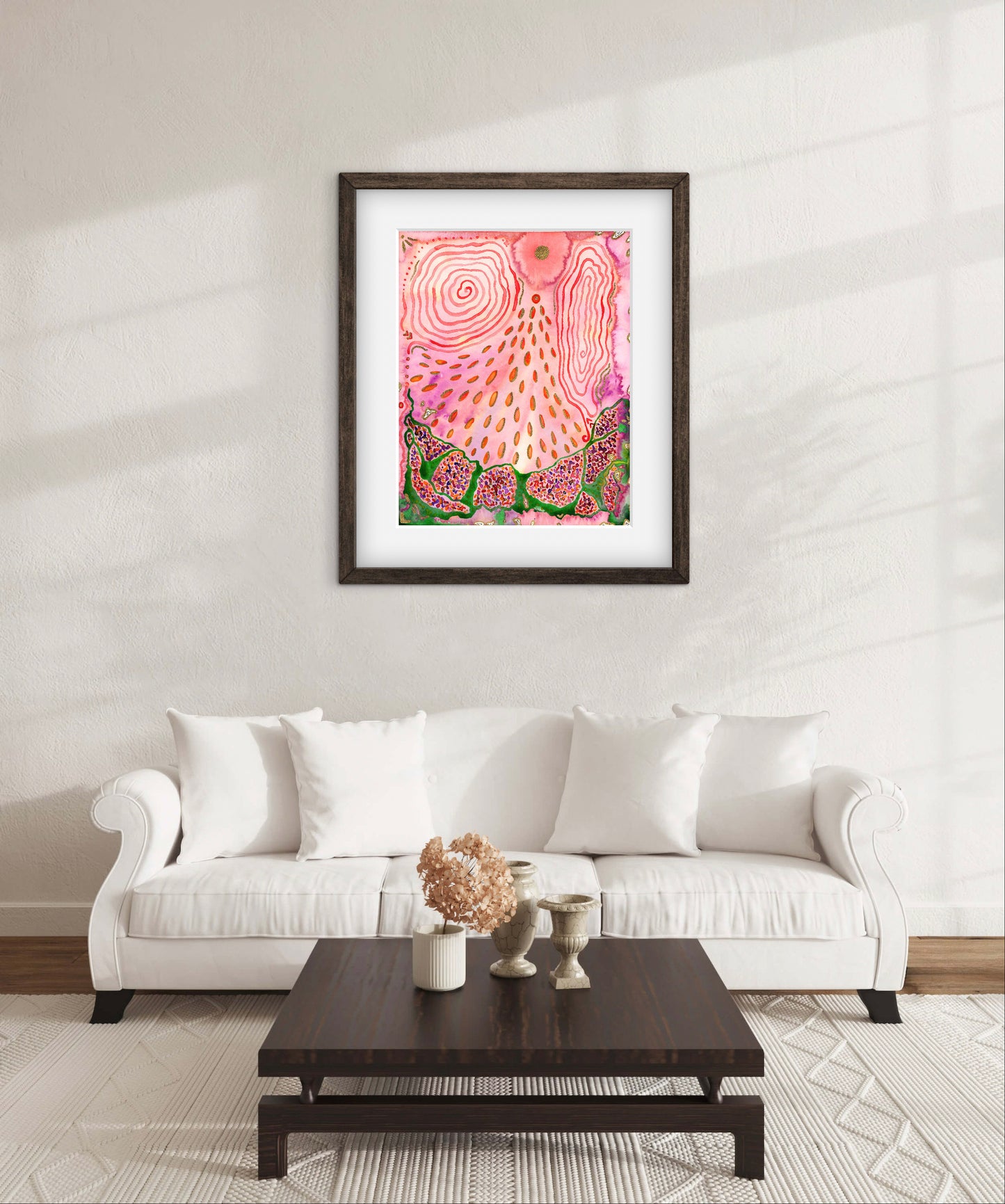 'Cape Town Mountain Fynbos' Fine Art Print